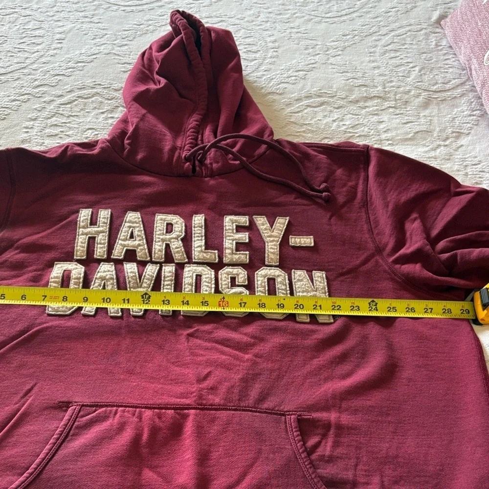 Gently Loved Harley-Davidson Maroon Unisex 1903 Collection Sweatshirt 3XL
